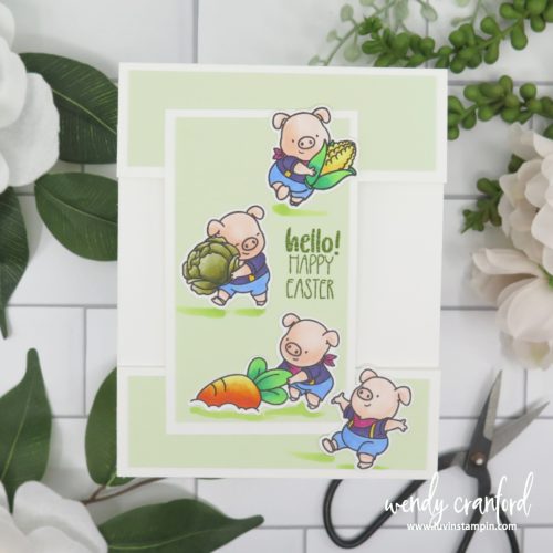Easy-fold-card-technique-Split-front-fold-Easter-card-made-with-Big-Piggie-Hugs-Picket-Fence